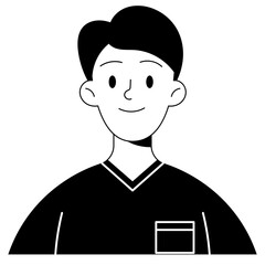 man outline icon