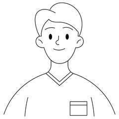 man outline icon