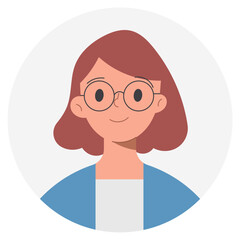 woman flat icon