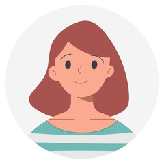 woman flat icon