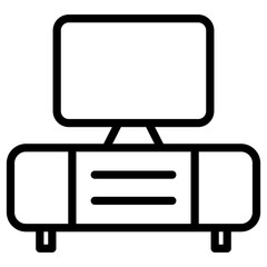 tv cabinet icon