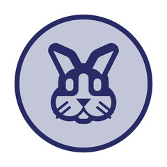 Popular editable animal icon. In round colorful vector icon.  Small or big mouse, chicken, cat, dog, pig, elephant, camel, frog, bear, koala, bull, panda, wolf, rabbit