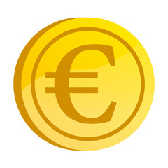 Popular mining gold coins vector design. Isolated crypto monetization and big income editable sign.