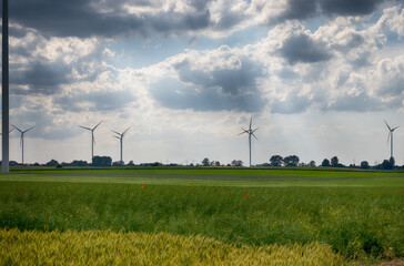 An alternative type of electrical generation using a wind power generator