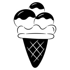 ice cream outline icon