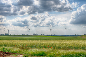 An alternative type of electrical generation using a wind power generator