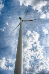 Fototapeta premium An alternative type of electrical generation using a wind power generator