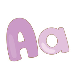 Alphabet A For Illustration Vector Clipart