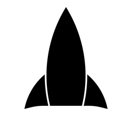 rocket illustration icon