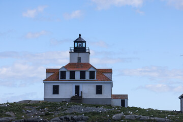 Fototapeta na wymiar Egg Rock Lighthouse in Maine
