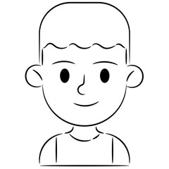 boy outline icon