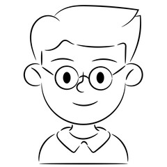 boy outline icon