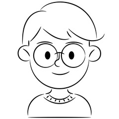 boy outline icon