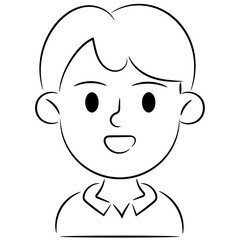 boy outline icon