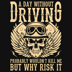 Motorcycle rider tshirt design