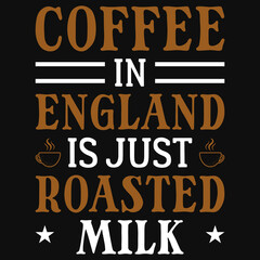 Awesome coffee typography t-shirt design