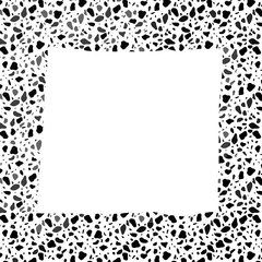 black and white frame