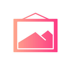 frame gradient icon