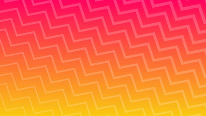 Modern colorful gradient background with zig zag lines