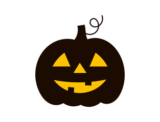 Halloween pumpkin icon. Jack O lantern pumpkin symbol