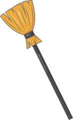 Simple broom for cleaning the floor