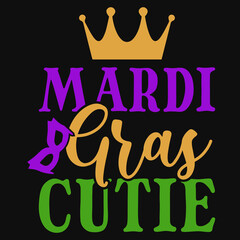 Mardi gras cutie t-shirt tshirt design