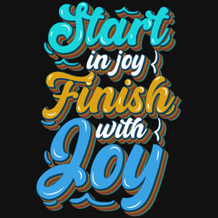 Fototapeta premium Awesome typography tshirt design