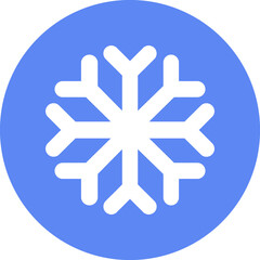 Christmas icon. Winter snow