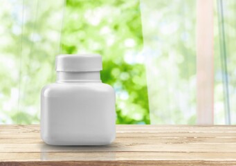 Classic medical blank bottle for pills