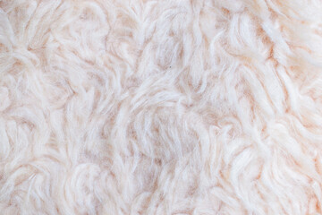 Beautiful abstract close-up white wool background texture