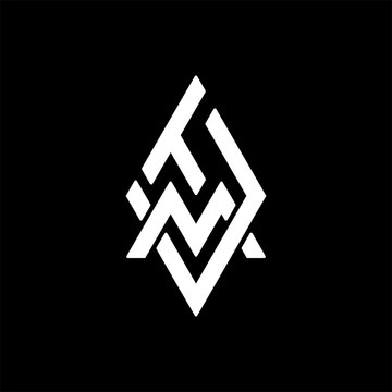 letter TMV logo design vector