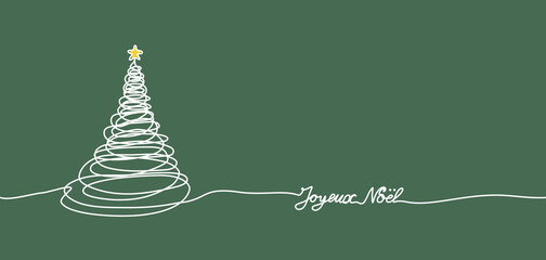 Sapins de No&euml;l en ligne continue