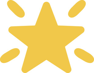 Obraz premium Golden Star, flash sign