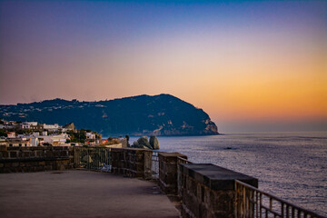 Cliff view in Forio d'Ischia