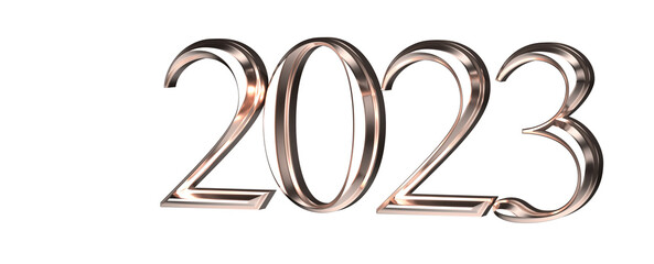 Obraz premium 2023 text flyer design on graphic