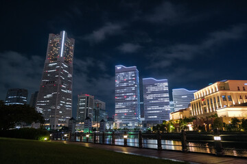 神奈川県横浜市 みなとみらいの夜景