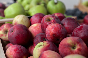 Apples at the fair.