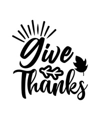 Give thanks svg design