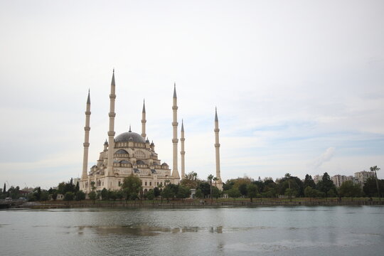 Sabanci Mosque By Seyhan River, Adana, Turkey