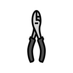 slip joint pliers color icon vector. slip joint pliers sign. isolated symbol illustration