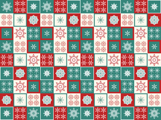 seamless merry christmas winter geometric background backdrop new year vector abstract template art