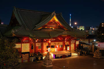 東京都千代田区 夜の神田明神