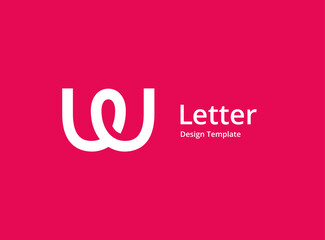 Letter W logo icon design template elements - obrazy, fototapety, plakaty