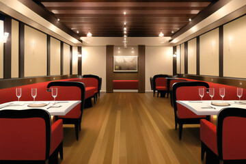 Upmarket Restaurant Interior