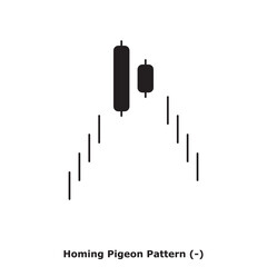 Homing Pigeon Pattern (-) White & Black - Round