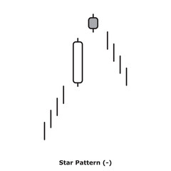 Star Pattern (-) White & Black - Round