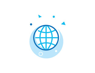 globe Stroke Line Icon