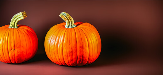 Halloween Pumpkin photographed in Studio
