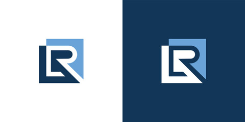 modern and unique letter R initials logo design 2
