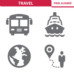 Fototapeta premium Travel Icons